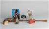 (SOUVENIR VERNACULAR) Group of 8 photo objects and curiosities, comprising